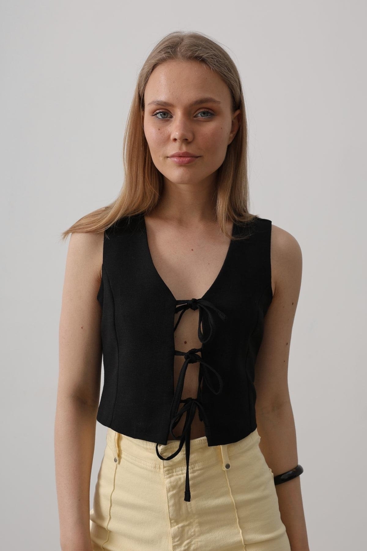 Tie Up Vest