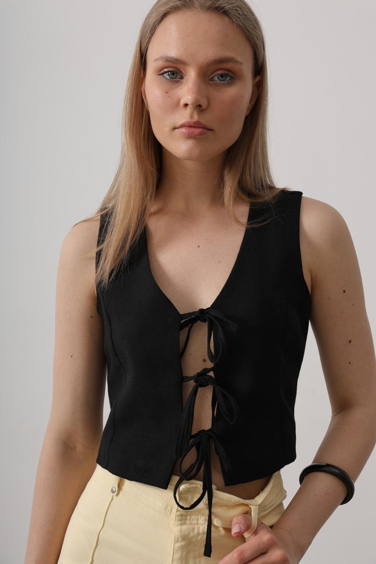 Tie Up Vest