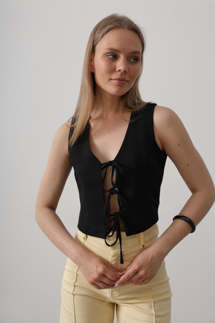 Tie Up Vest