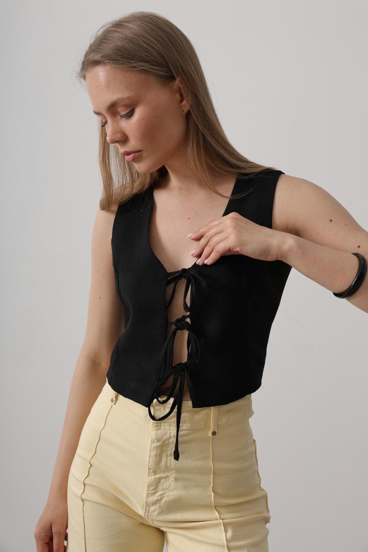 Tie Up Vest