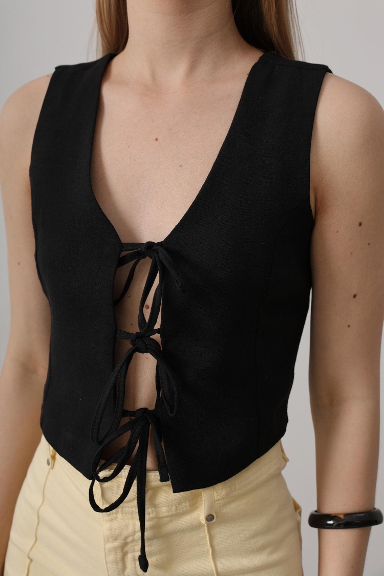 Tie Up Vest