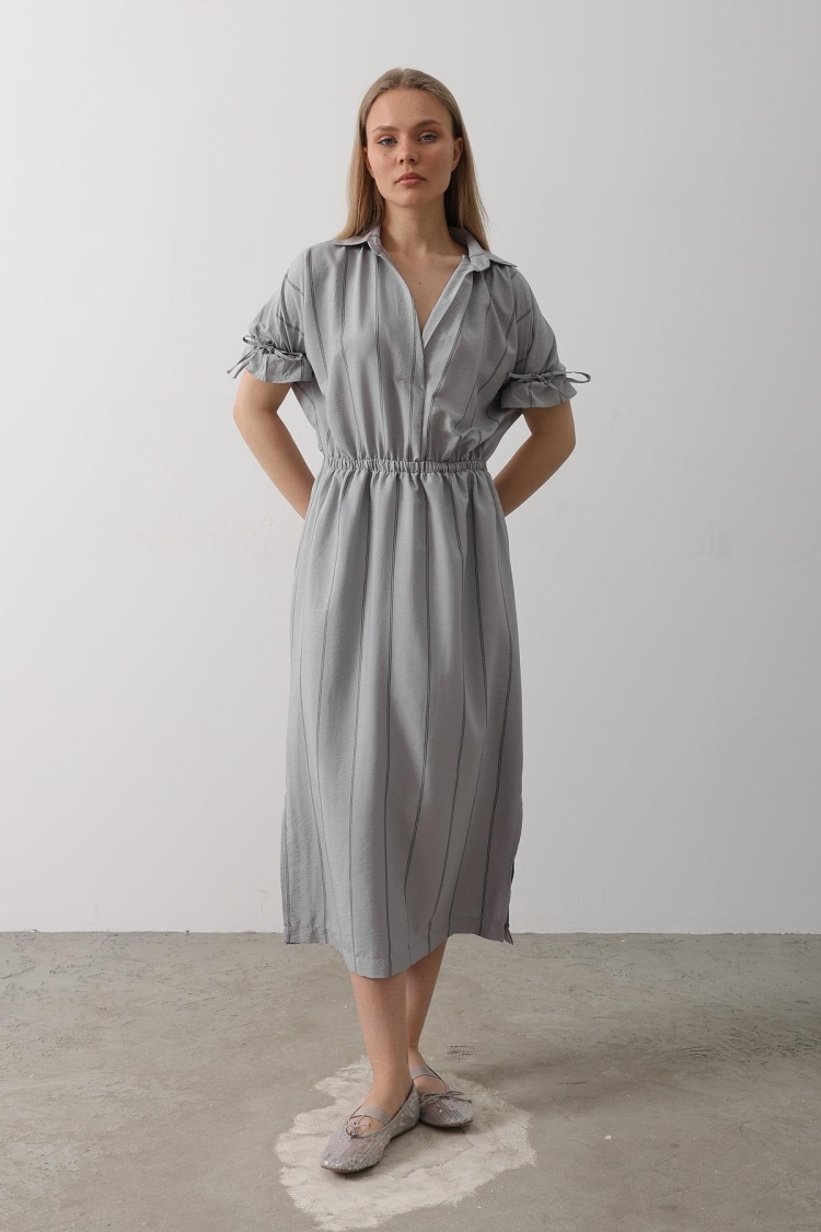 Elastic Waist Dress - Brand: Reyon - Women's Clothing Wholesale - Globality Store