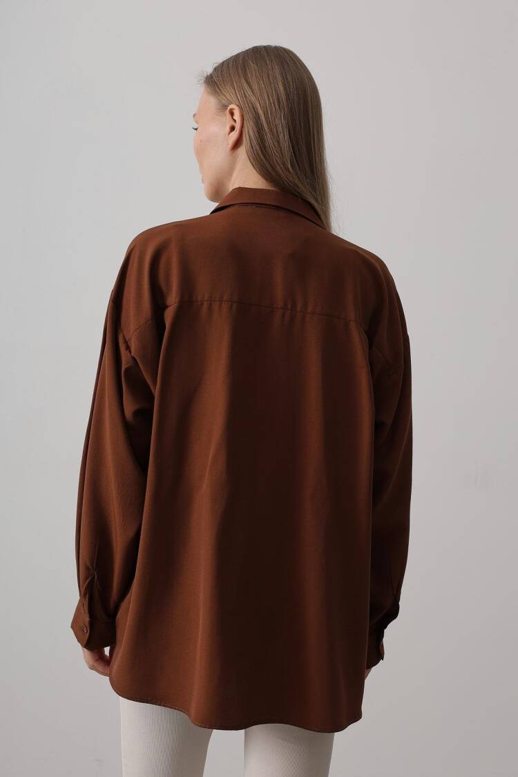 Bead Embroidery Detailed Long Shirt