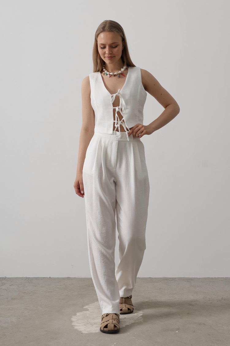 Tie Up Vest