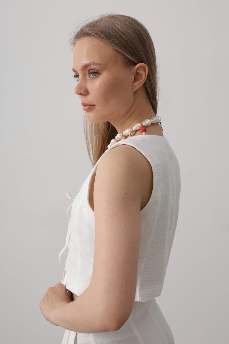 Tie Up Vest