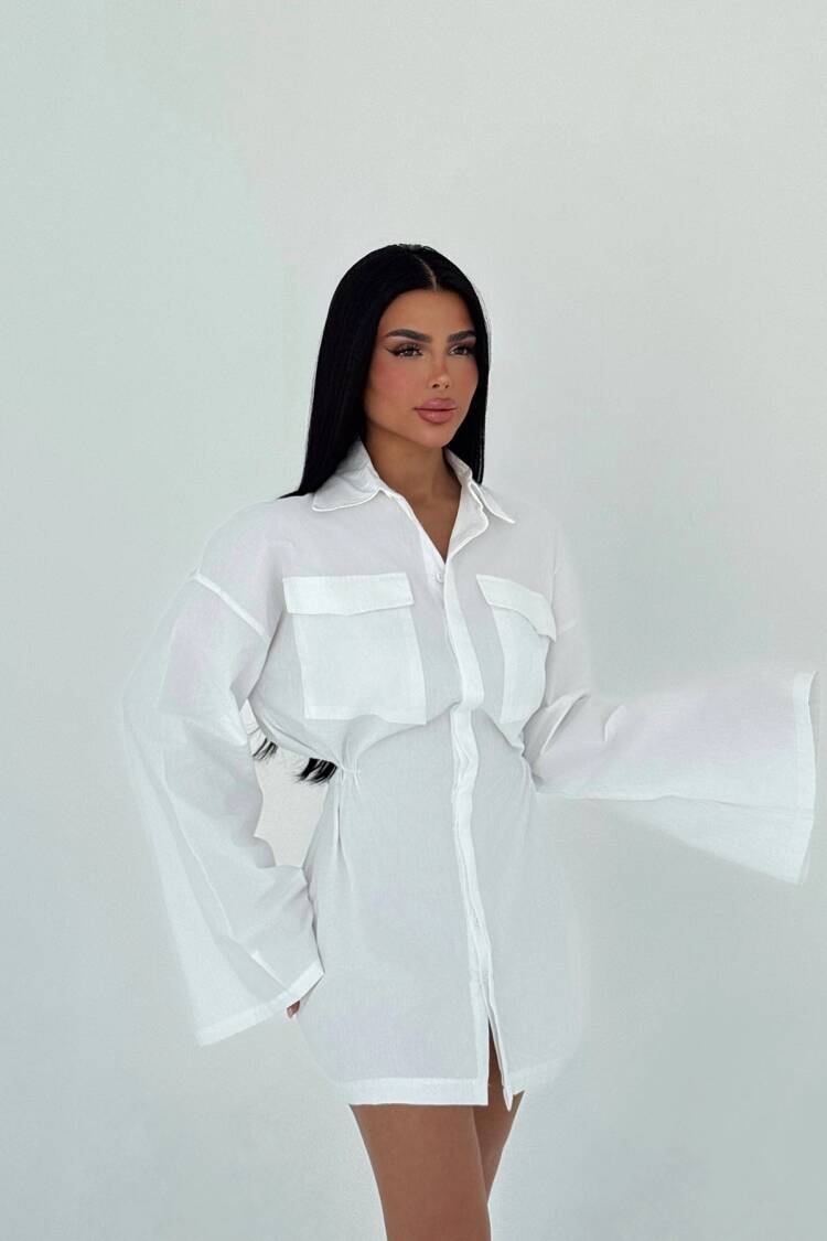 Shirt Collar Dress - Brand: EYYO ATELIER - Women's Clothing Wholesale - Globality Store