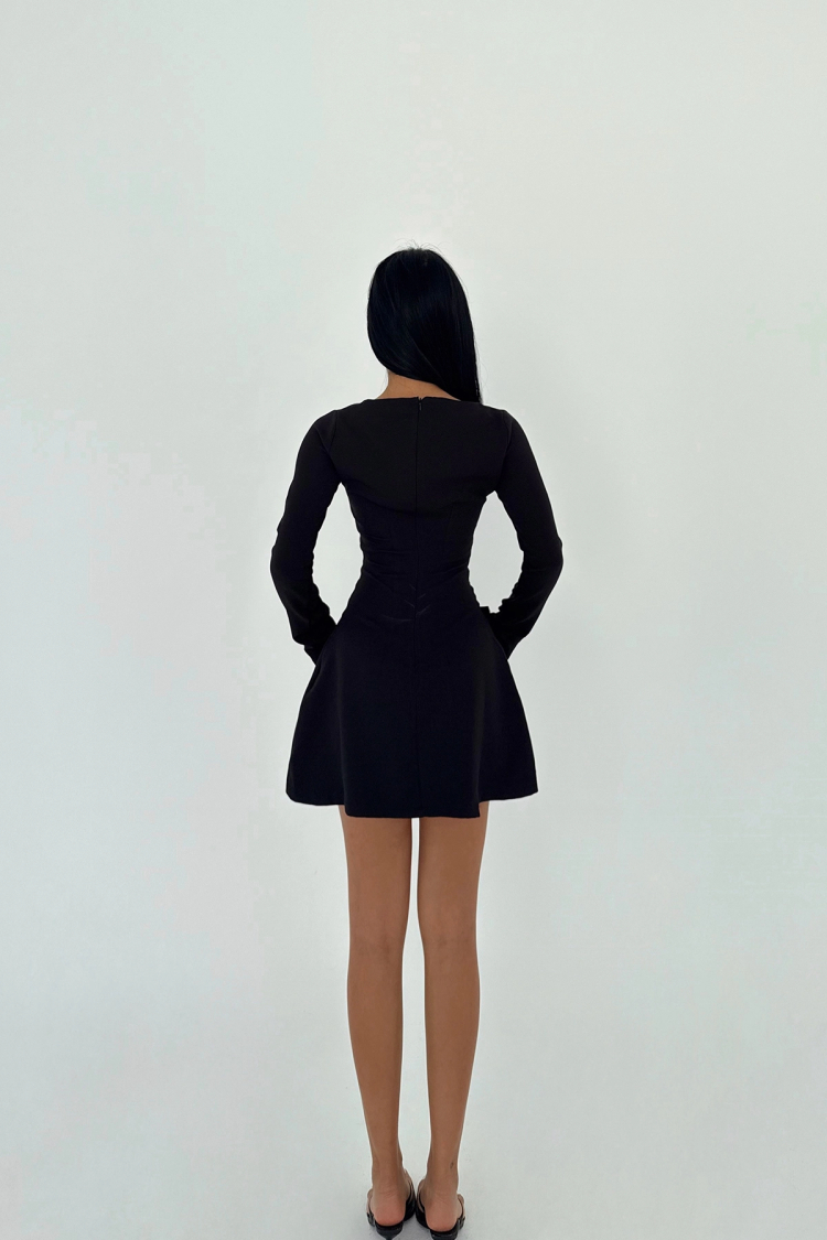 Bow Detail Mini Dress