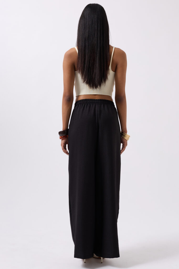 Accessory Detail Linen Pants