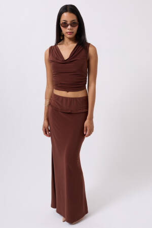 Crop Collar Crop - Brand: Black Fashion - Women's Clothing Wholesale - Globality Store