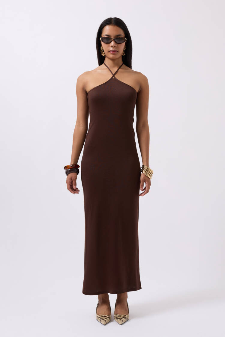 Cross Strap Maxi Dress