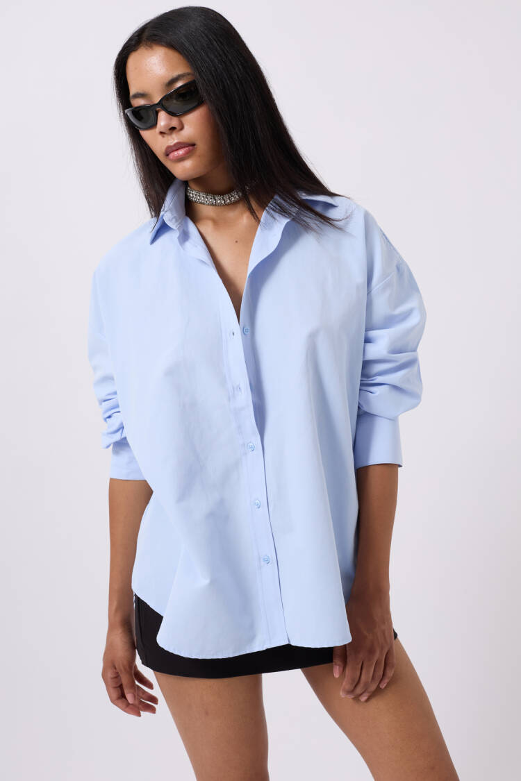 Basic Shirt - Black Fashion - Globality Store - Women Clothes Wholesale Turkey
