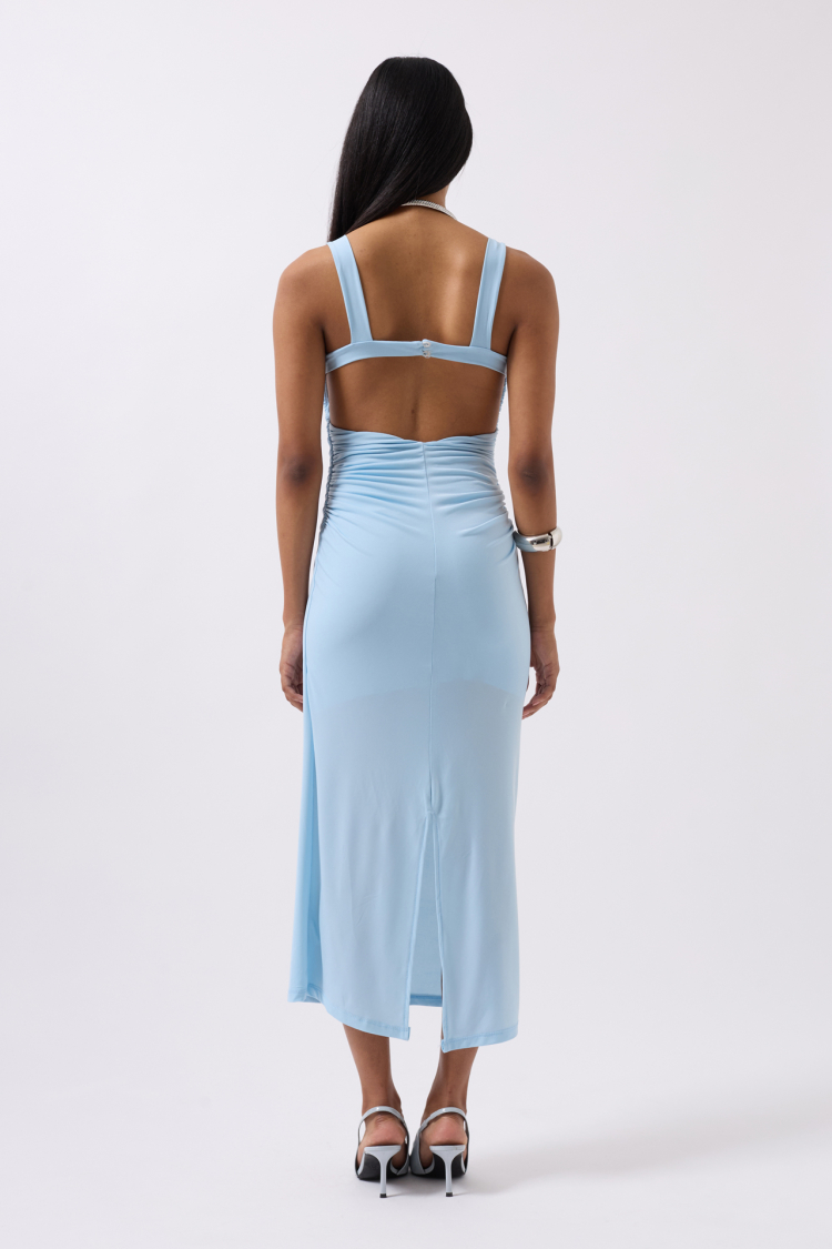 Slit Detail Back Neckline Dress - Baby