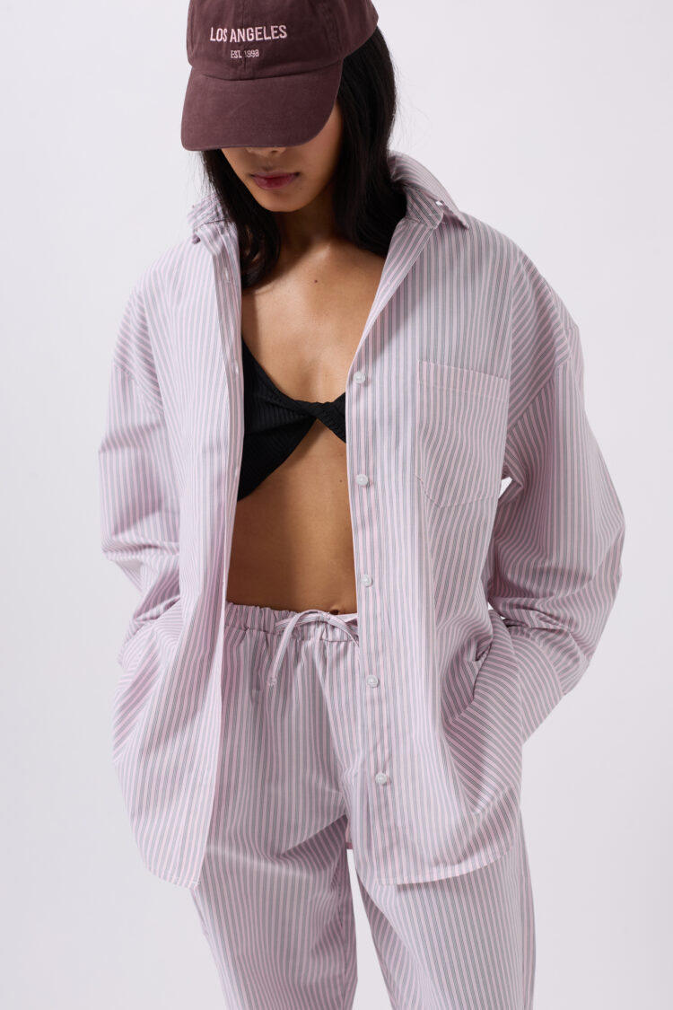 Striped Pocket Detail Shirt
