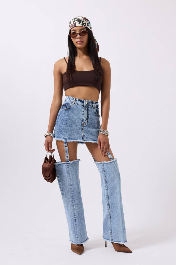 Leggings Detail High Waist Jean - Black Fashion - Globality Store - Women Clothes Wholesale Turkey