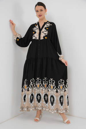 Authentic Patterned Burkini Dress -6 - Bigdart - Globality Store - Women Clothes Wholesale Turkey