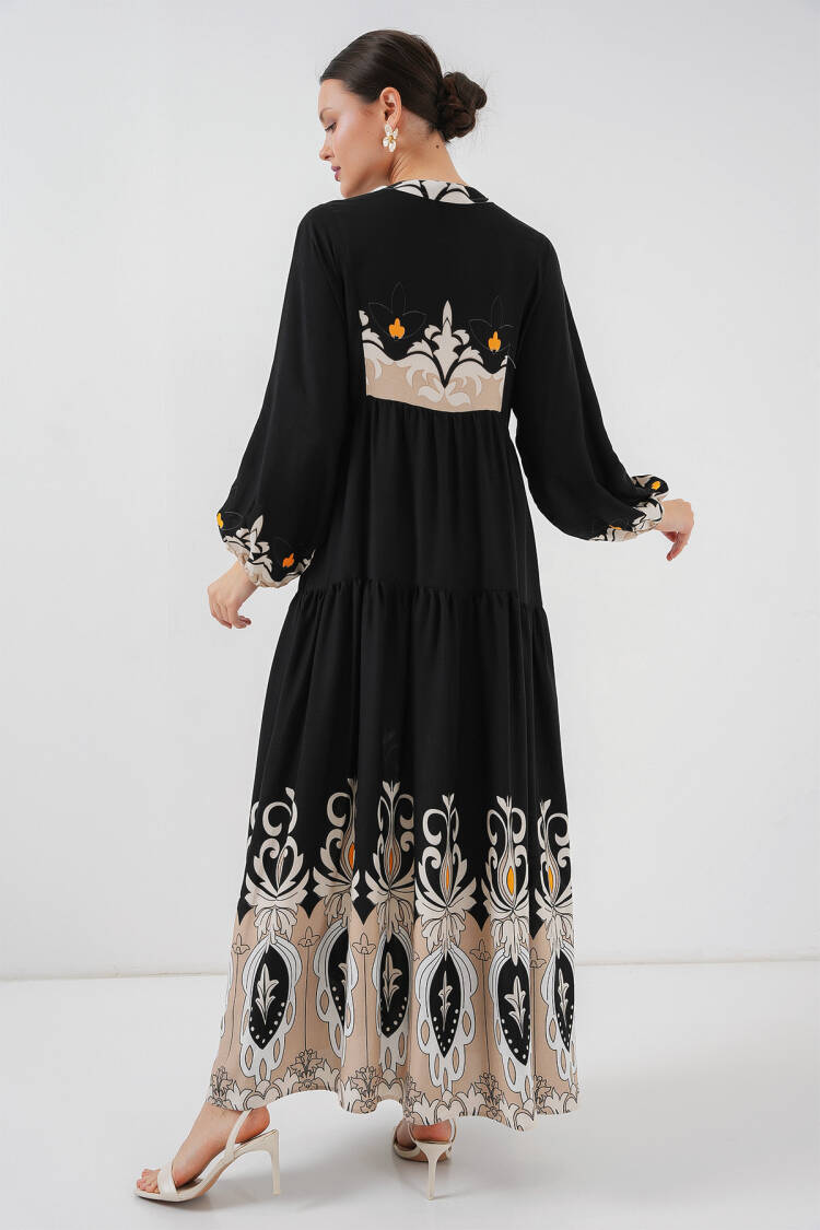 Authentic Patterned Burkini Dress -6