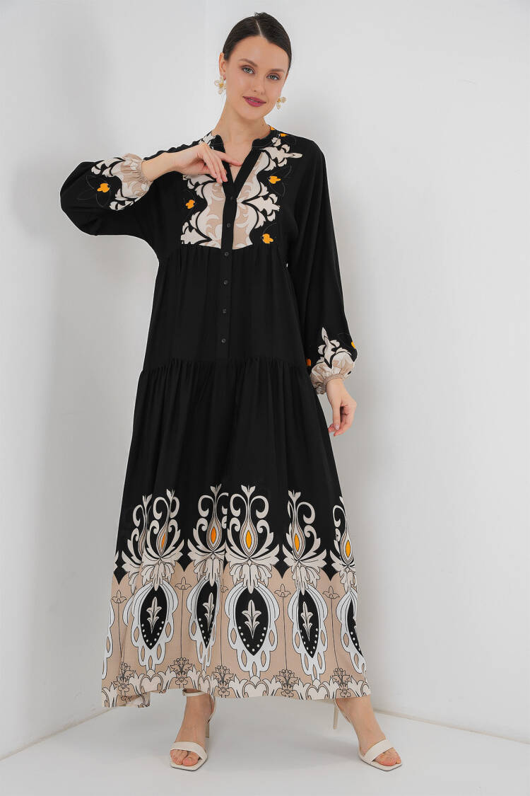 Authentic Patterned Burkini Dress -6