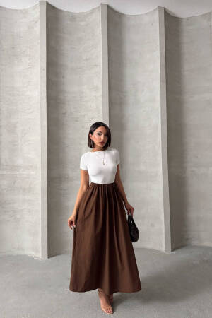 Lycra T-Shirt Skirt Dress - Mode Roy - Globality Store - Women Clothes Wholesale Turkey