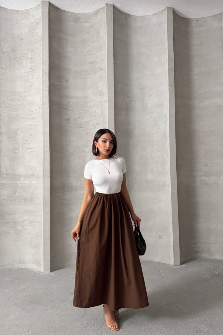 Lycra T-Shirt Skirt Dress