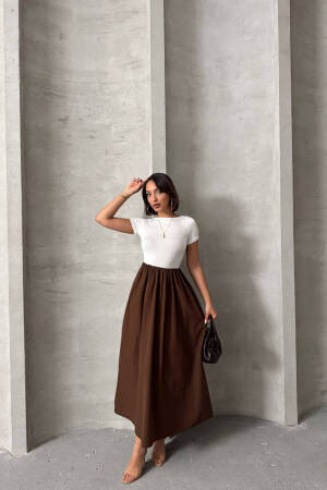 Lycra T-Shirt Skirt Dress - Mode Roy - Globality Store - Women Clothes Wholesale Turkey
