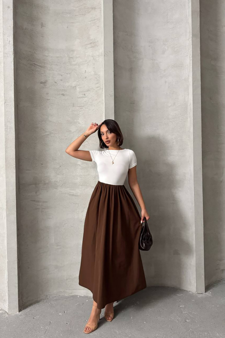 Lycra T-Shirt Skirt Dress