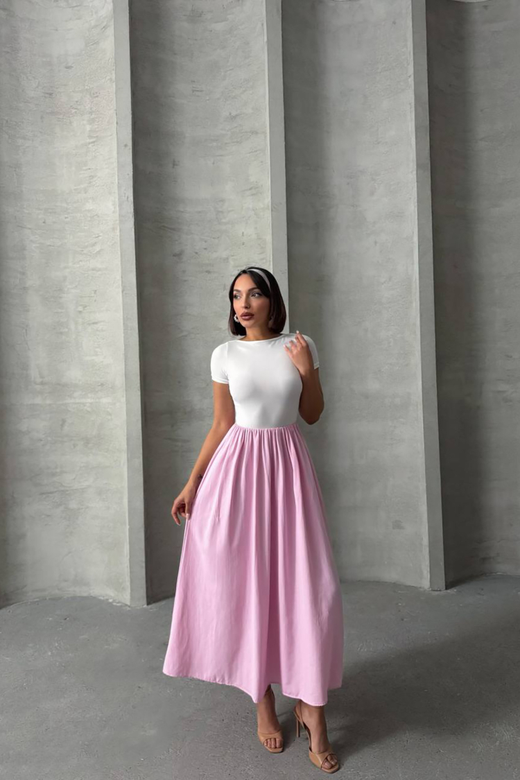 Lycra T-Shirt Skirt Dress