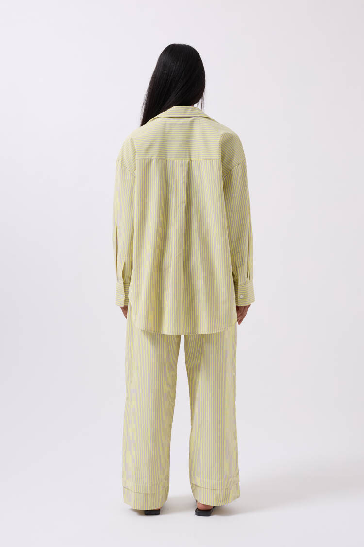 Striped Pocket Detail Shirt