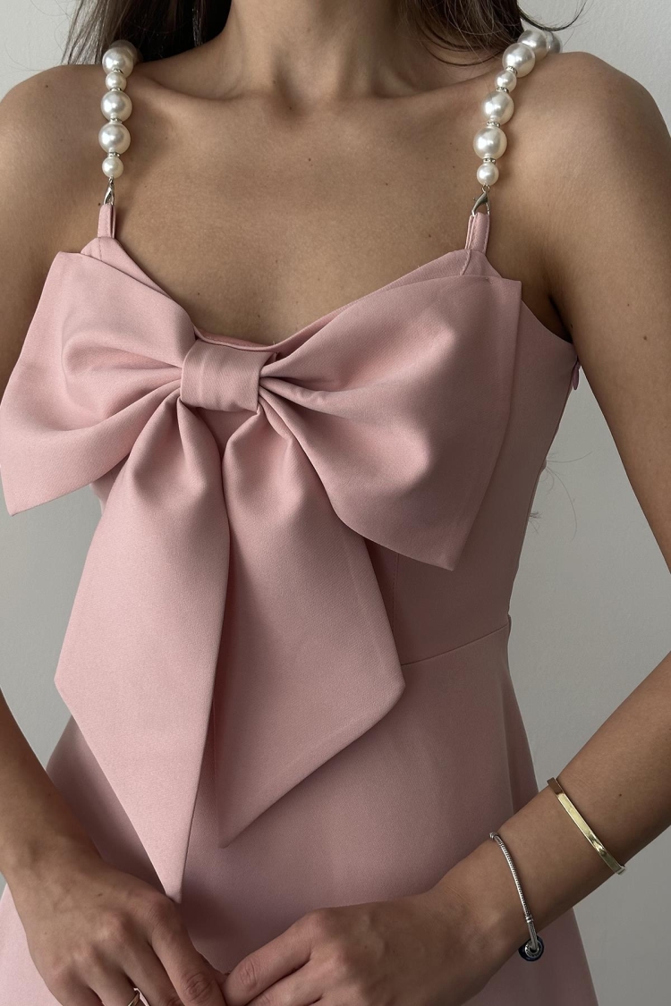 WholesalePearl Hanger Detailed Dress
