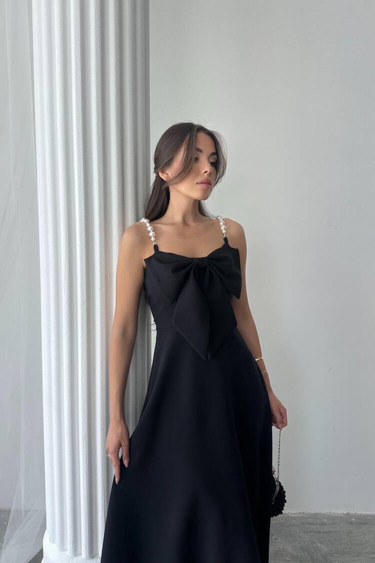 WholesalePearl Hanger Detailed Dress
