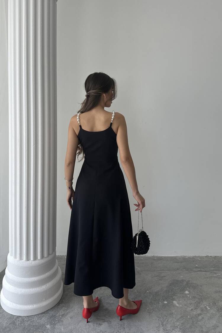 WholesalePearl Hanger Detailed Dress