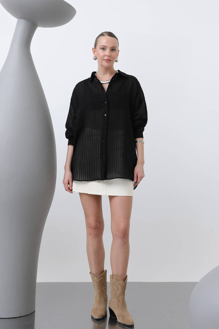 Women's Striped Shirt - Brand: SOUL - Women's Clothing Wholesale - Globality Store