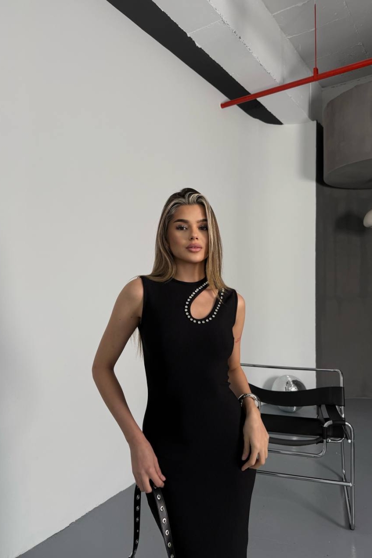 Stone Detail Dress