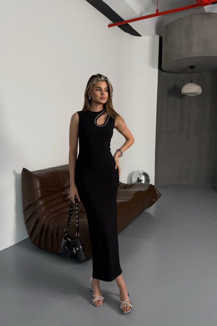 Stone Detail Dress