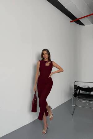 Stone Detail Dress - Brand: Ezgi Nisantasi - Women's Clothing Wholesale - Globality Store