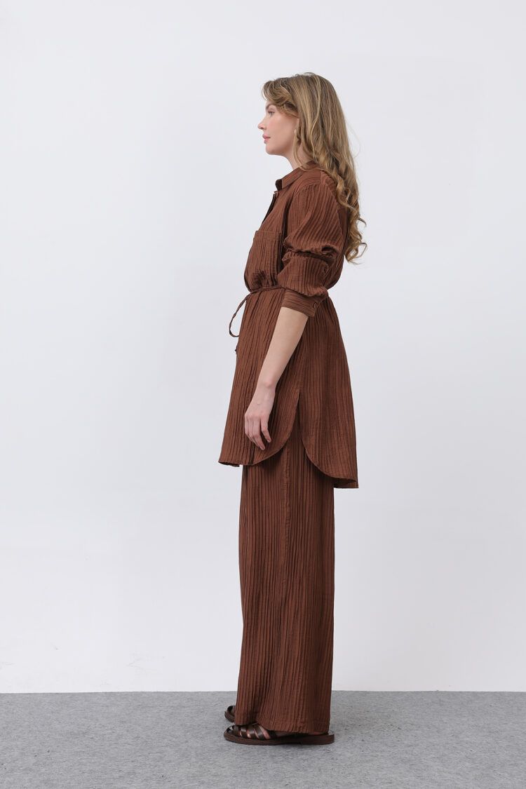 Women's Waist Belt Trousers Suit