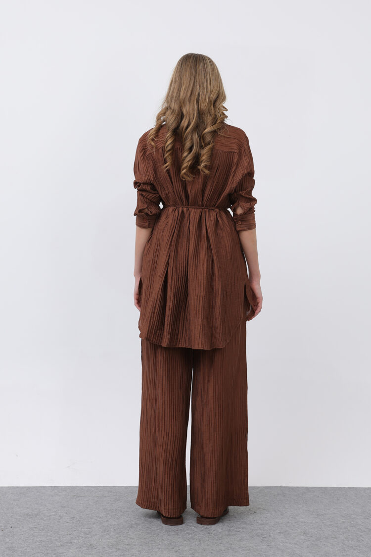 Women's Waist Belt Trousers Suit