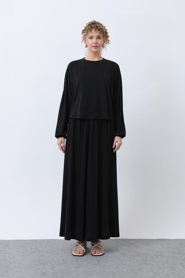 Women's Front Sewing Detailed Skirt Suit