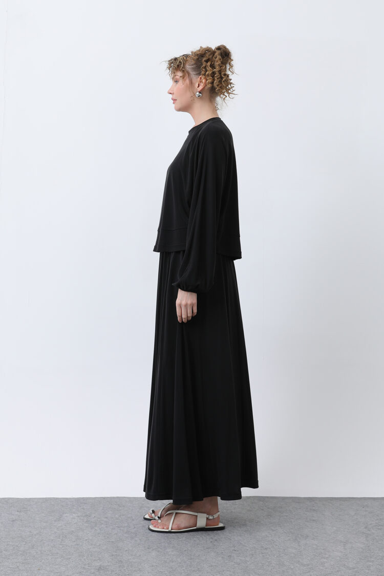 Women's Front Sewing Detailed Skirt Suit