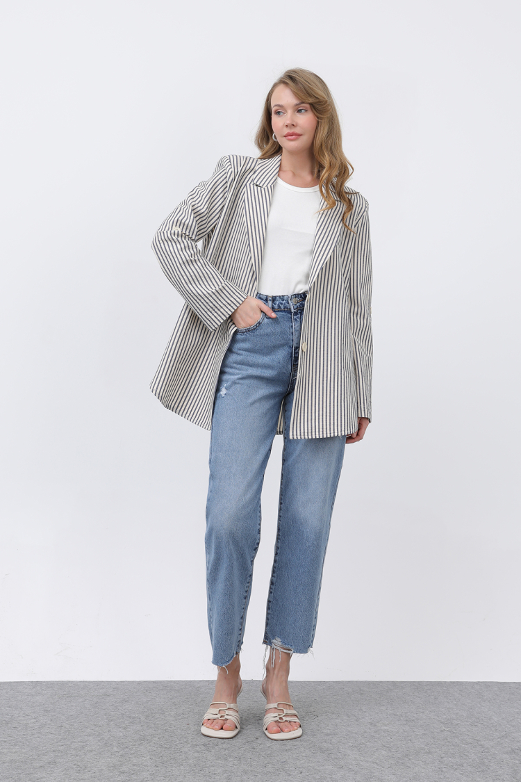 Jacket - Beige - SOUL - Globality Store - Women Clothes Wholesale Turkey