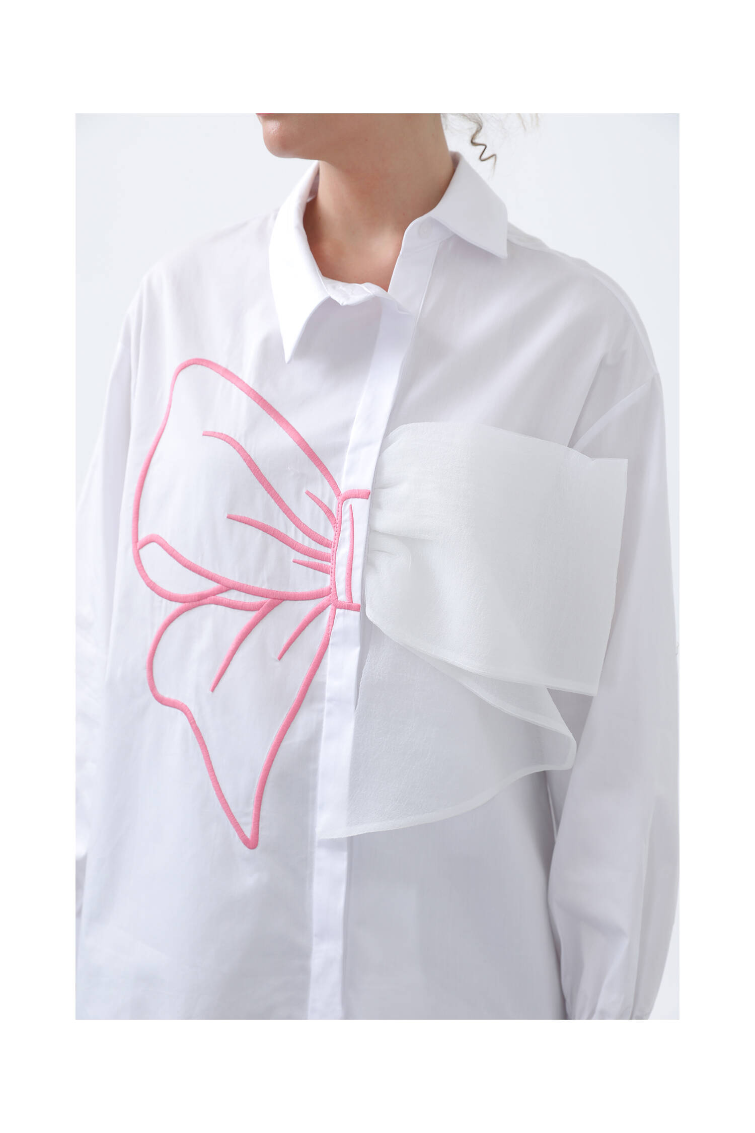 Women's Bow Detailed Shirt - Brand: SOUL - Women's Clothing Wholesale - Globality Store