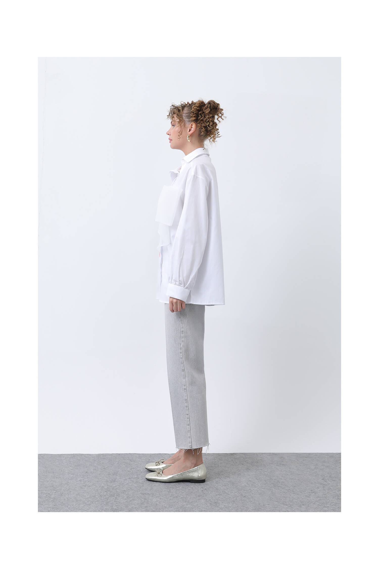 Women's Bow Detailed Shirt - Brand: SOUL - Women's Clothing Wholesale - Globality Store