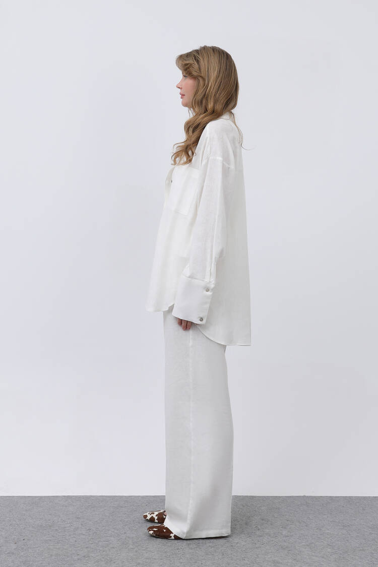 Women's Basic Linen Shirt