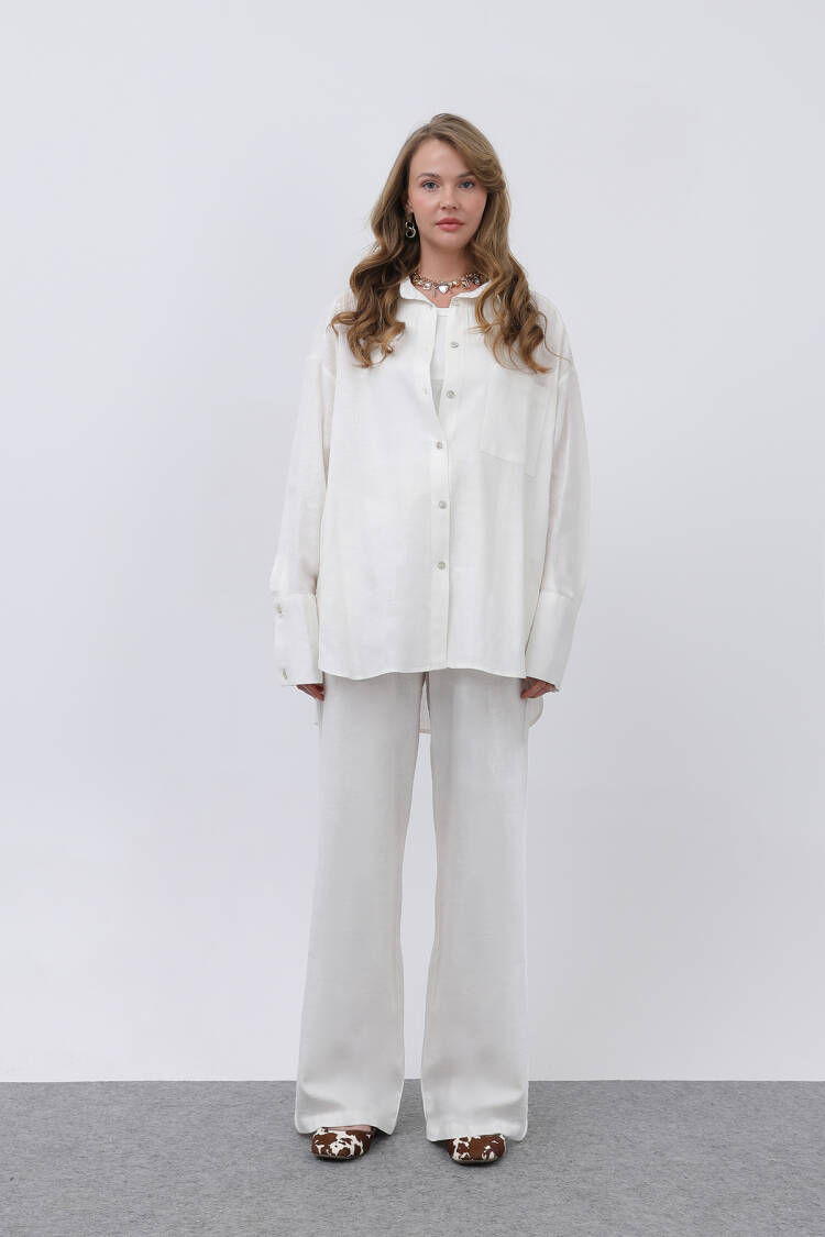 Women's Basic Linen Shirt