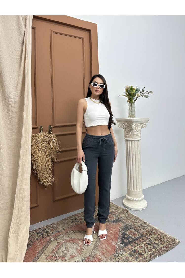 Women's Elastic Waist Slim LegJogger Pants