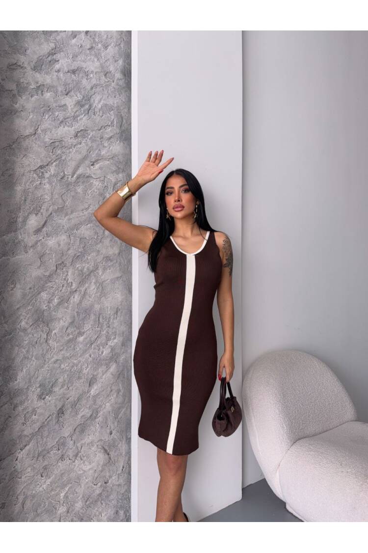 Knitwear Mini Dress - Brand: Ezgi Nisantasi - Women's Clothing Wholesale - Globality Store