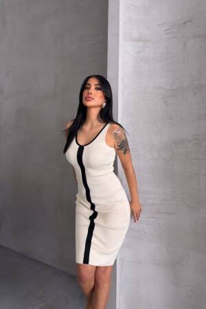 Knitwear Mini Dress - Brand: Ezgi Nisantasi - Women's Clothing Wholesale - Globality Store