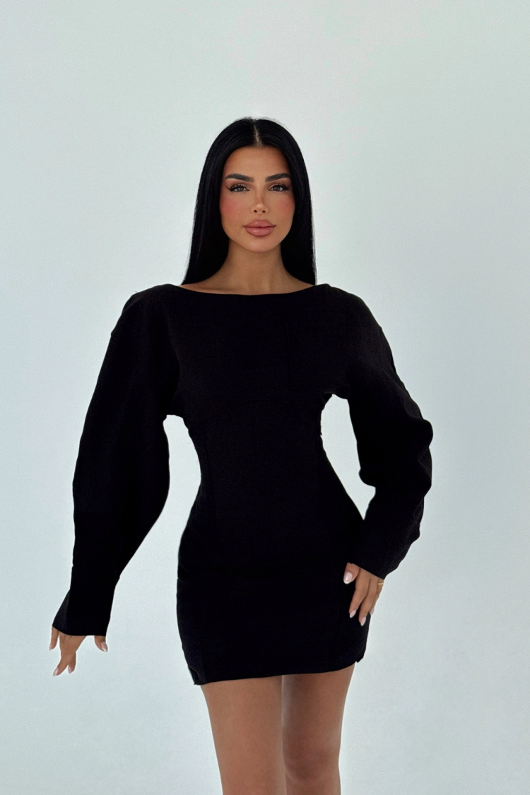 Pocket Detail Long Dress - Brand: EYYO ATELIER - Women's Clothing Wholesale - Globality Store