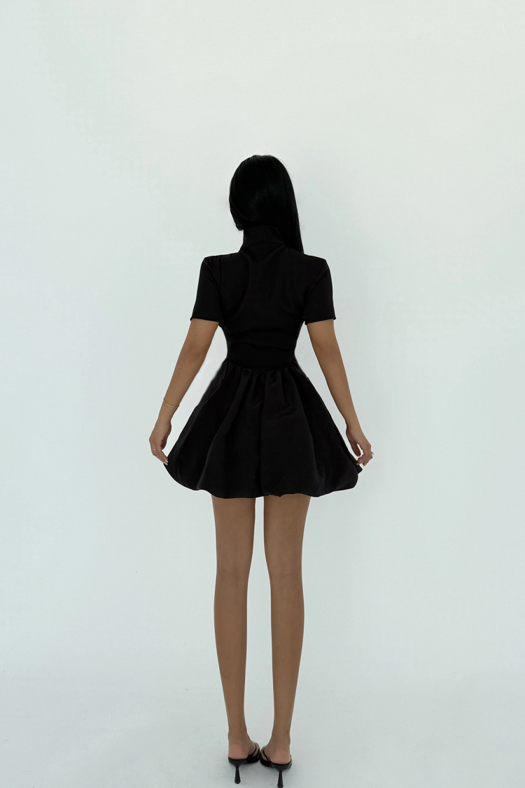 Window Detail Mini Dress
