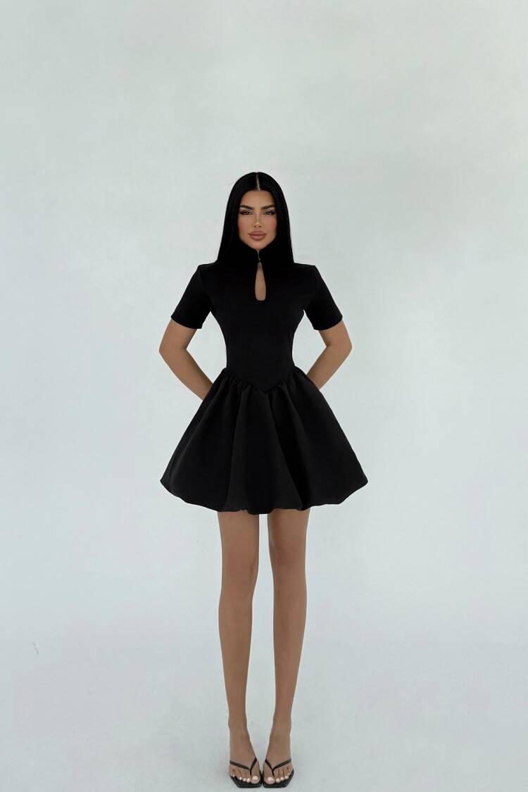 Window Detail Mini Dress