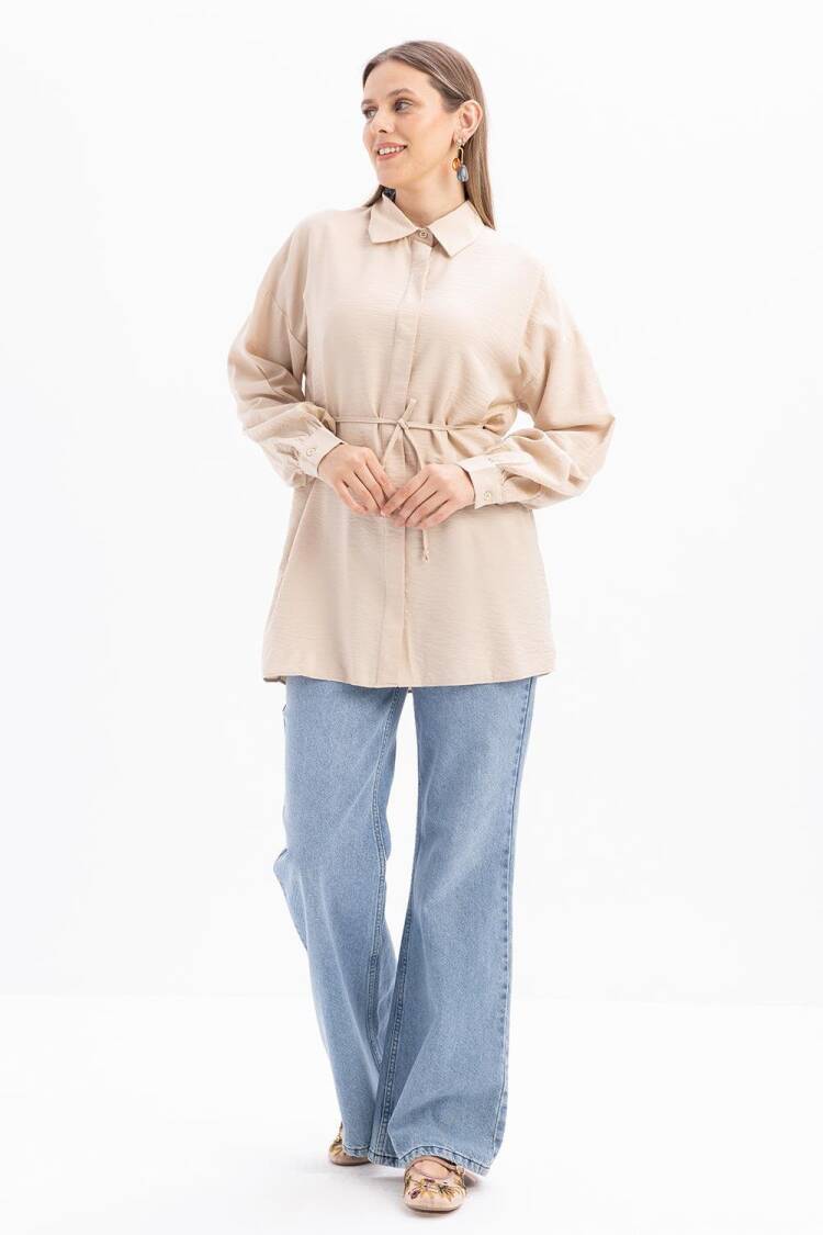 Slim Belted Shirt